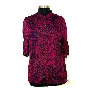 Banana Republic floral button down